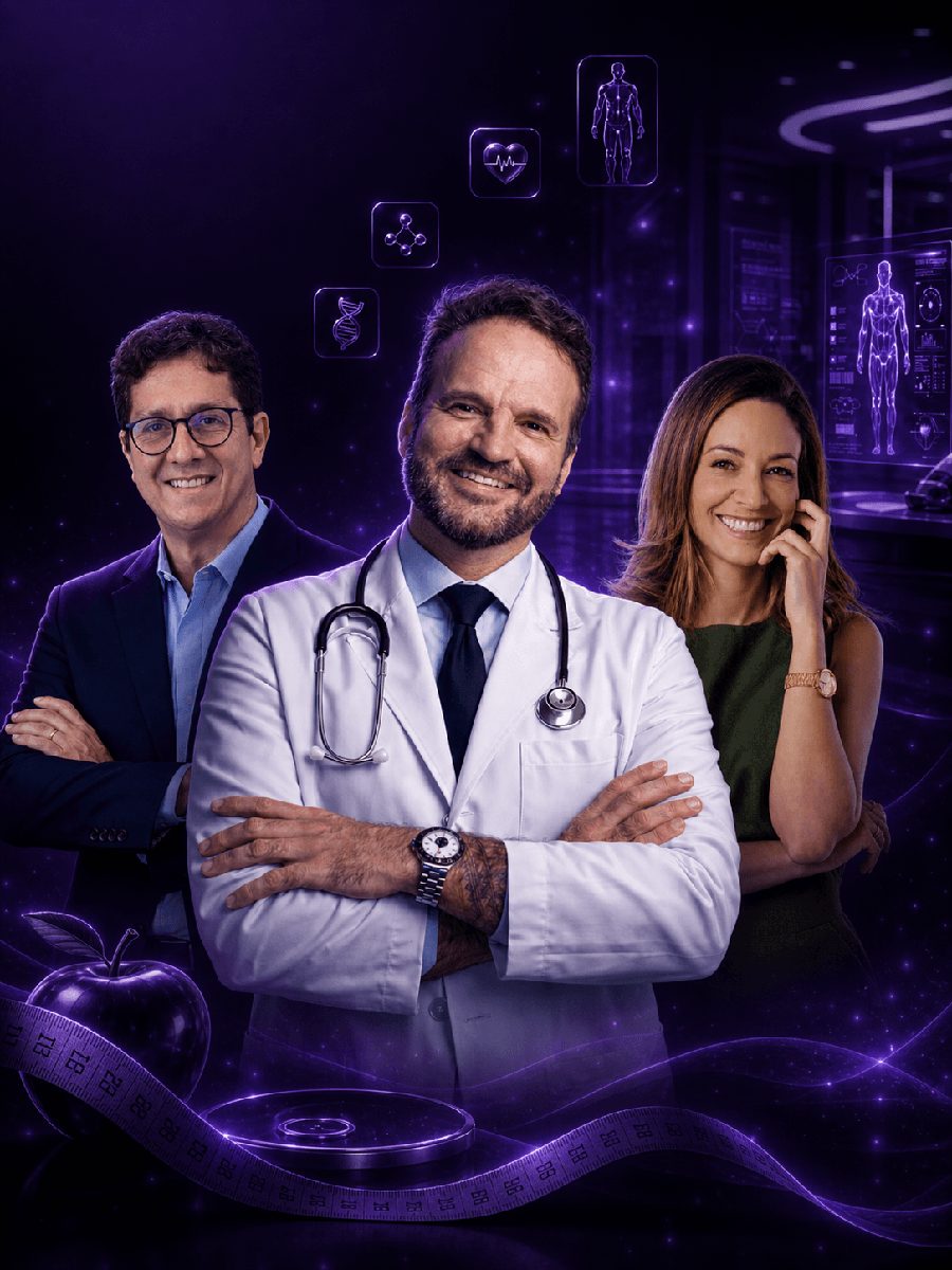 Dr Carlos Lopes, Dra Roni Santos e Dr Ronald Canejo — Obesity OS